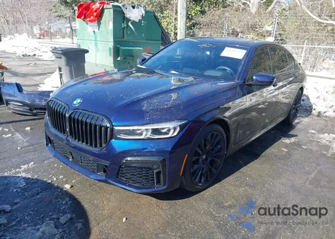 2022 BMW 750 I xDrive z USA, uszkodzony, nr VIN WBA7U2C03NCJ22106